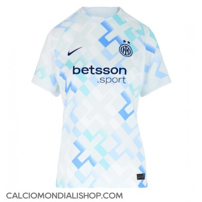 Maglie da calcio Inter Milan Manuel Akanji #25 Seconda Maglia Femminile 2025-26 Manica Corta Maglie da calcio Inter Milan Manuel Akanji #25 Seconda Maglia Femminile 2025-26 Manica Corta